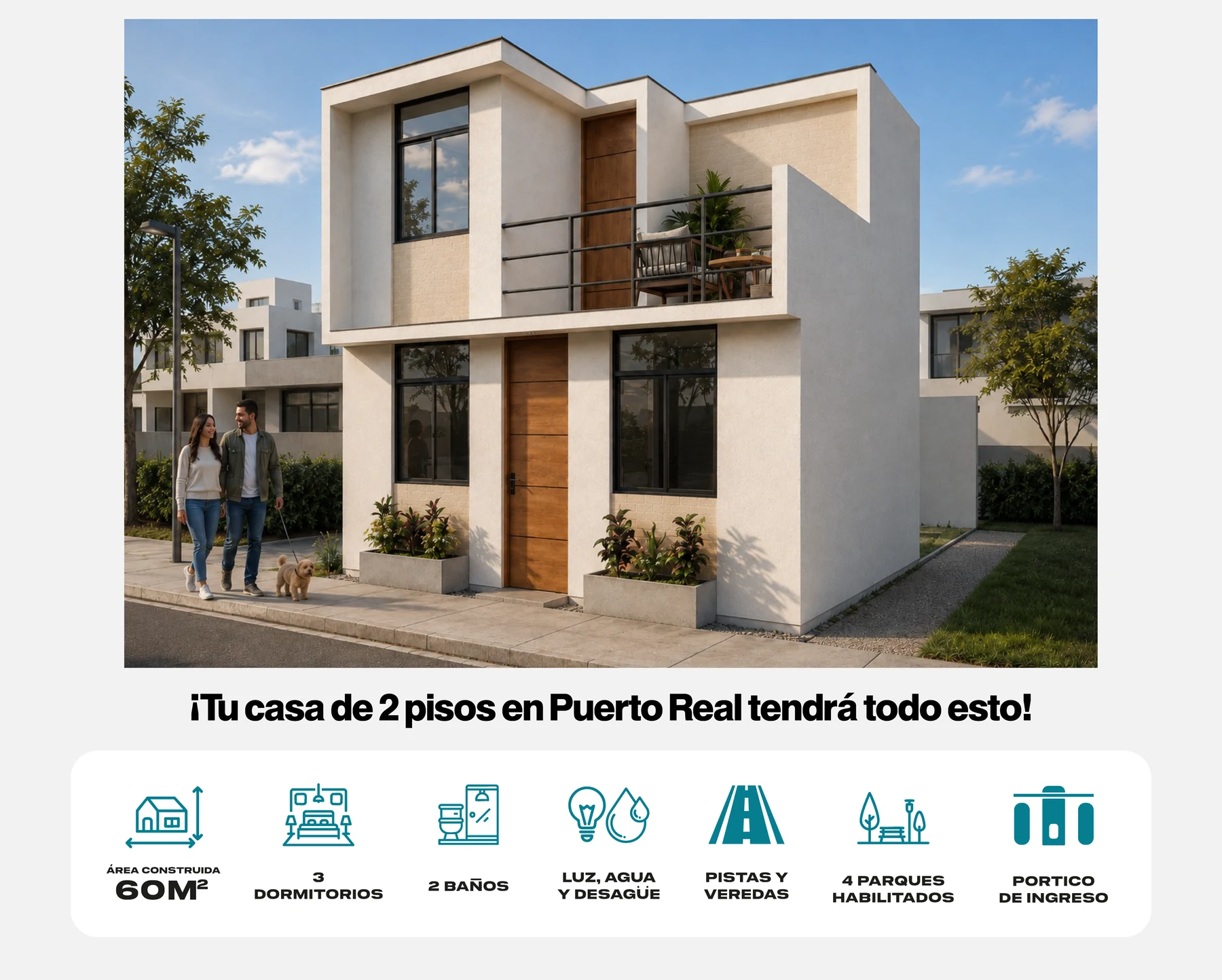 Características de las casas de Puerto Real